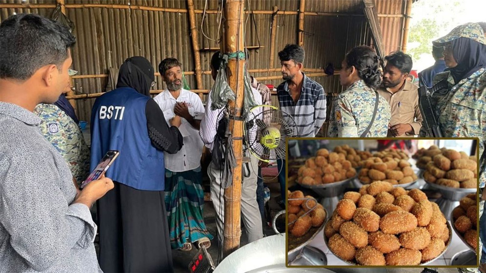 মিরপুরে নোংরা পরিবেশে মিষ্টি উৎপাদন, নামি দোকানে সরবরাহের তথ্য পেয়ে জরিমানা